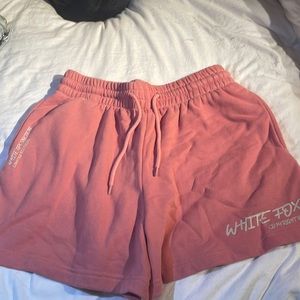White Fox Boutique pink lounge shorts size Medium